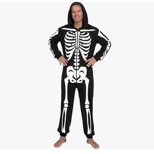 Spooktacular Creations Men Skeleton Onesie Costume